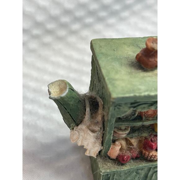 Vintage 7PC Dollhouse Ceramic Kitchen Accessories Cup & Saucer Tea Pot - Picture 7 of 10